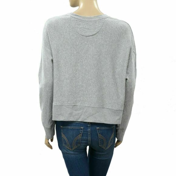 Zadig & Voltaire Champ Voltaire Sweatshirt Top Pullover Oversized Gray XS 212720 - Picture 7 of 8